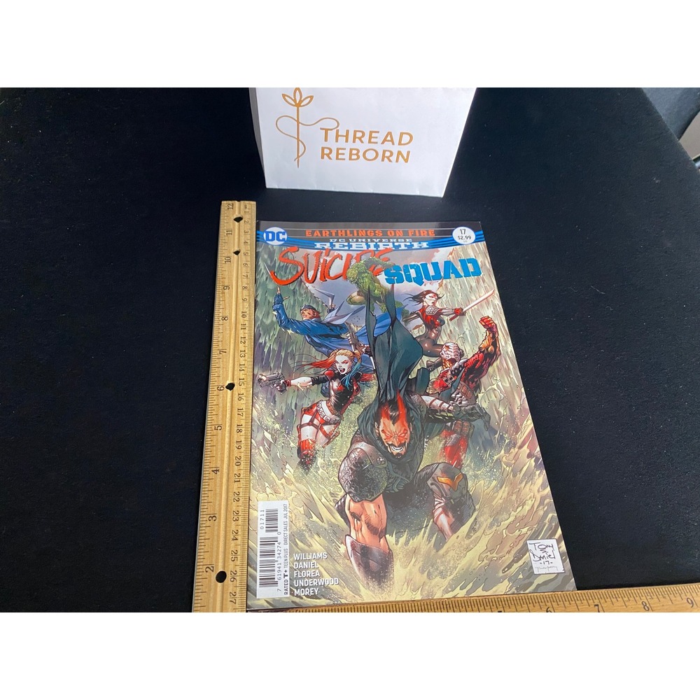 Suicide Squad Rebirth #17 DC Universe Earthlings On Fire Comic Book